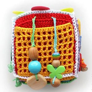 Вязаные развивающие кубики, идеи.