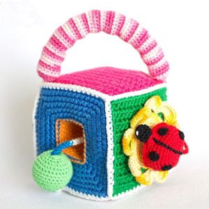 Вязаные развивающие кубики, идеи.