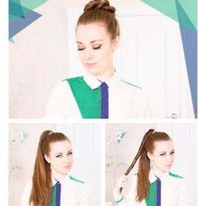 Прически, которые можно сделать за 5 минут