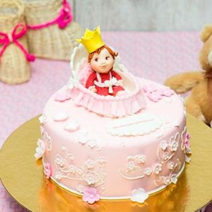 Оформление торта для девочки
