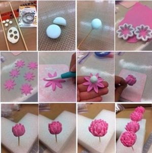 Украшения из мастики