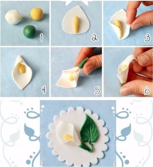 Украшения из мастики