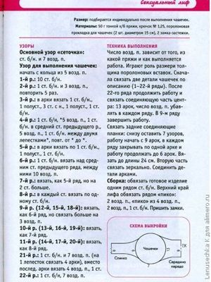 Вязаные купальники — схемы