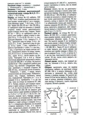 Мужские кофты спицами, схемы.