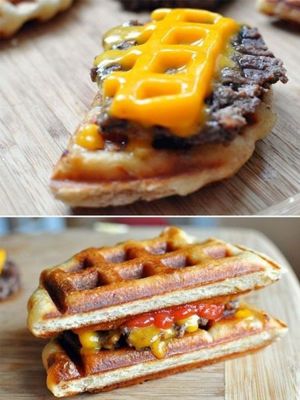 4. Из несладких вафель можно приготовить вкусный гамбургер. 4. Из несладких вафель можно приготовить вкусный гамбургер.