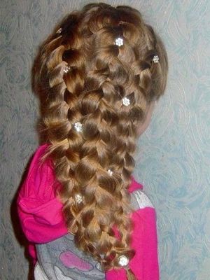 Новогодние прически для девочек