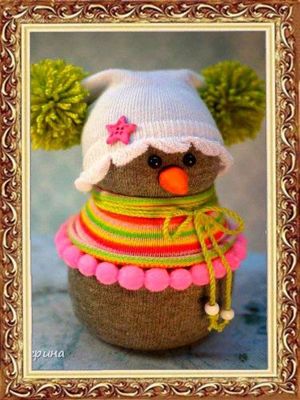 Игрушки из носочков