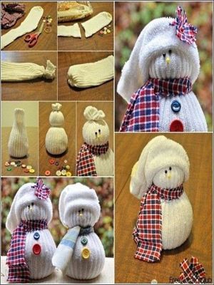 Игрушки из носочков