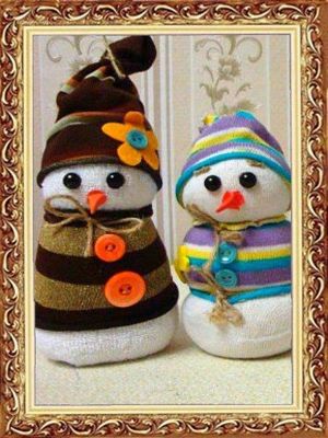 Игрушки из носочков