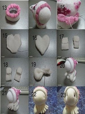 Игрушки из носочков