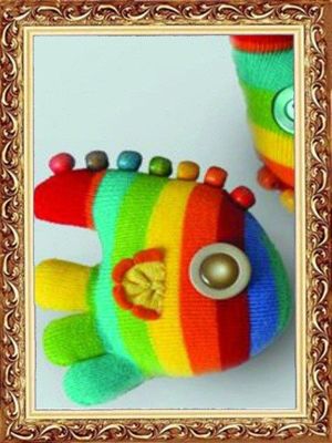 Игрушки из носочков