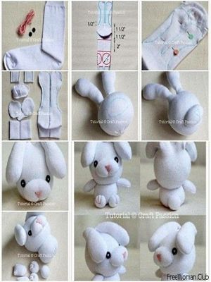 Игрушки из носочков