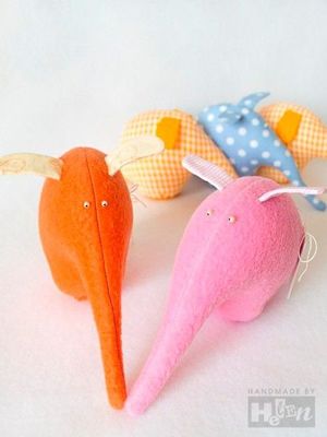 Забавные игрушки, выкройки.