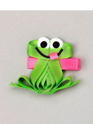 Заколки из лент, идеи