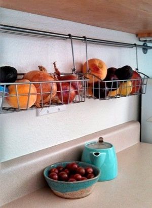 Организация хранения вещей на кухне
