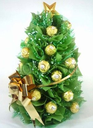 Новогодние подарки из конфет
