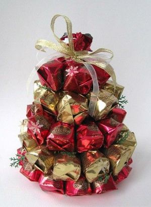 Новогодние подарки из конфет