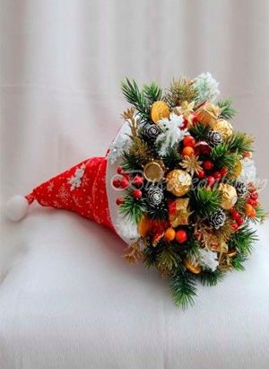 Новогодние подарки из конфет