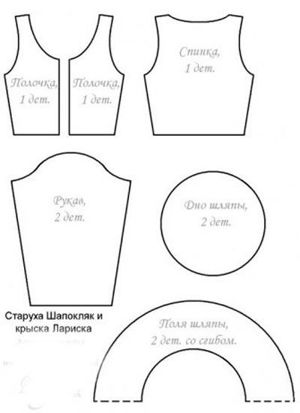 Интерьерные куклы, выкройки.