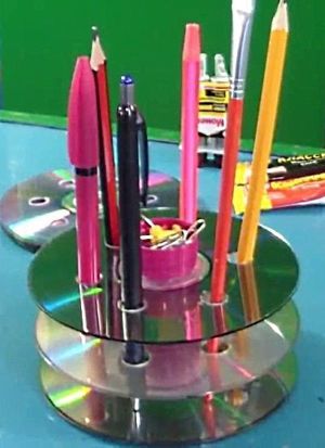 Поделки из дисков