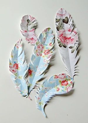Поделки из дизайнерской бумаги