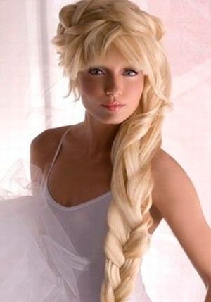 Свадебные прически в фольклорном стиле, идеи.