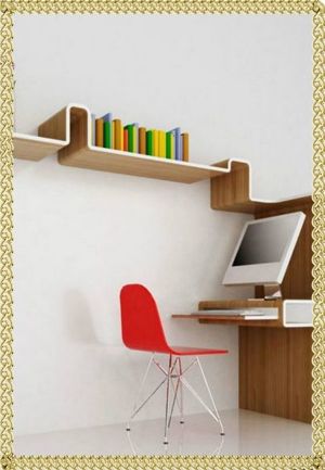 Необычные полки для книг