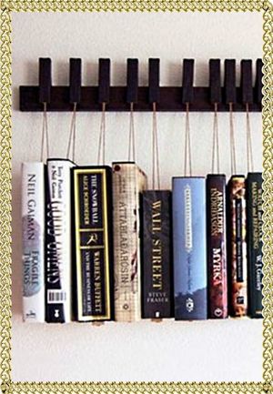 Необычные полки для книг