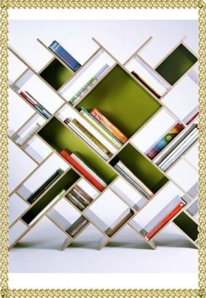 Необычные полки для книг
