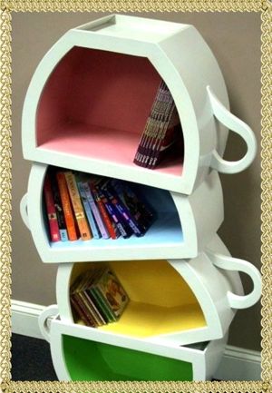 Необычные полки для книг