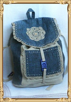Сумки из старых джинсов