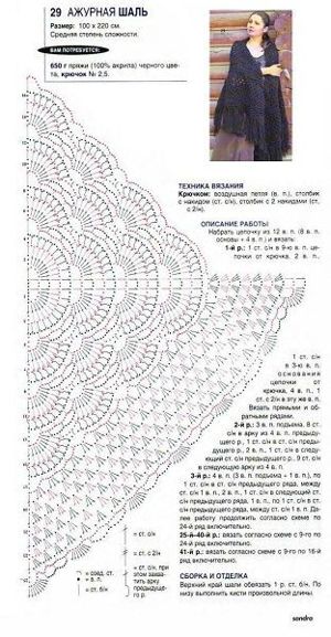 Красивая шаль, которая согреет в прохладную погоду, если связать ее из толстой пряжи. Вязать ее не очень сложно, но у новичков могут возникнуть вопросы, так как вяжется она не с угла. Красивая шаль, которая согреет в прохладную погоду, если связать ее из толстой пряжи. Вязать ее не очень сложно, но у новичков могут возникнуть вопросы, так как вяжется она не с угла.