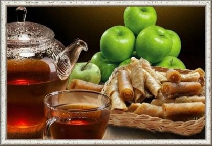 16. Пастила. Приготовить её можно таким образом: перекрутить на мясорубке яблоки, предварительно очистив от сердцевины, засыпать сахаром в расчёте на 1 кг яблок - 1 стакан сахара, хорошенько перемешать и выложить полученную массу на лист, слоем 3-5 мм, затем высушить. 16. Пастила. Приготовить её можно таким образом: перекрутить на мясорубке яблоки, предварительно очистив от сердцевины, засыпать сахаром в расчёте на 1 кг яблок - 1 стакан сахара, хорошенько перемешать и выложить полученную массу на лист, слоем 3-5 мм, затем высушить.