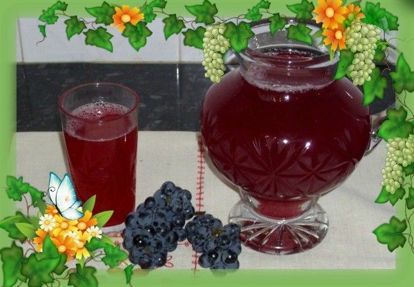 11. Виноградный компот на зиму без сахара стерилизованный. Продукты: на банку объемом 0,5 л - 300 грамм винограда, на литровую банку - 600 грамм, на 3-х литровую - 1,8 кг. Приготовление: ягодки аккуратно отобрать от кисти и хорошенько промыть под проточной водой. Виноградинки поместить в заранее стерилизованные банки и залить горячим сиропом. Накрытые банки нужно поместить в емкость с нагретой до 55 градусов водой и пастеризовать при 85 градусах. В зависимости от размера банки, время пастеризации меняется. Банку объемом 0,5 литров нужно кипятить 20 минут, 1 литр – 25минут и 3-х литровую 40 минут. 11. Виноградный компот на зиму без сахара стерилизованный. Продукты: на банку объемом 0,5 л - 300 грамм винограда, на литровую банку - 600 грамм, на 3-х литровую - 1,8 кг. Приготовление: ягодки аккуратно отобрать от кисти и хорошенько промыть под проточной водой. Виноградинки поместить в заранее стерилизованные банки и залить горячим сиропом. Накрытые банки нужно поместить в емкость с нагретой до 55 градусов водой и пастеризовать при 85 градусах. В зависимости от размера банки, время пастеризации меняется. Банку объемом 0,5 литров нужно кипятить 20 минут, 1 литр – 25минут и 3-х литровую 40 минут.