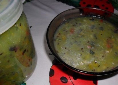 Аджика. 3 ст. крыжовника, 1 болгарский перец, 0.5 шт. перца чили, 5 листьев базилика, 1 чеснок, 3 ст.л. растительного масла, зелень и соль по вкусу. Все ингредиенты измельчите в блендере. Заправьте маслом, доведите до кипения и закатайте в стерильные банки. Аджика. 3 ст. крыжовника, 1 болгарский перец, 0.5 шт. перца чили, 5 листьев базилика, 1 чеснок, 3 ст.л. растительного масла, зелень и соль по вкусу. Все ингредиенты измельчите в блендере. Заправьте маслом, доведите до кипения и закатайте в стерильные банки.
