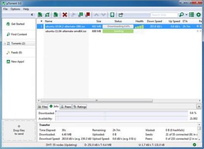 Самая известная торрент программа эта uTorrent. Всё файлы которые мы качаем с помощью торрент программ, качаются с максимальной скоростью! Самая известная торрент программа эта uTorrent. Всё файлы которые мы качаем с помощью торрент программ, качаются с максимальной скоростью!
