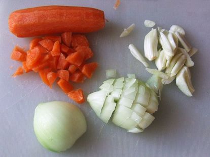 нарезка овощей