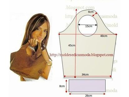 Выкройки сумок. Фото с сайта http://moldesdicasmoda.com/ Выкройки сумок. Фото с сайта http://moldesdicasmoda.com/