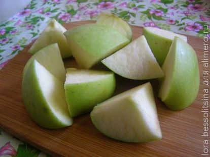 фруктовый шашлык, яблоко