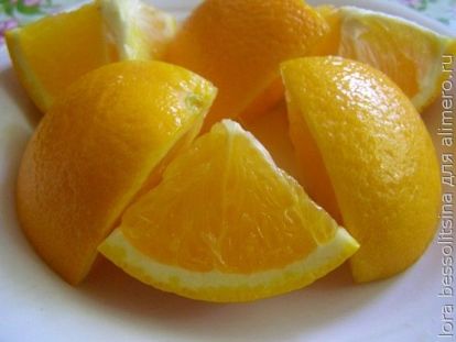 фруктовый шашлык, апельсин