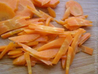каша гречневая, морковь