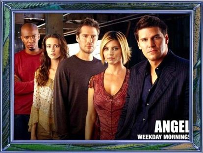 Ангел. США. 1999 - 2004. Сериал «Ангел» — спин-офф телесериала «Баффи — истребительница вампиров» о дальнейшей судьбе вампира с душой, покинувшего Саннидейл и истребительницу Баффи и переехавшего жить в Лос-Анджелес. Ангел. США. 1999 - 2004. Сериал «Ангел» — спин-офф телесериала «Баффи — истребительница вампиров» о дальнейшей судьбе вампира с душой, покинувшего Саннидейл и истребительницу Баффи и переехавшего жить в Лос-Анджелес.