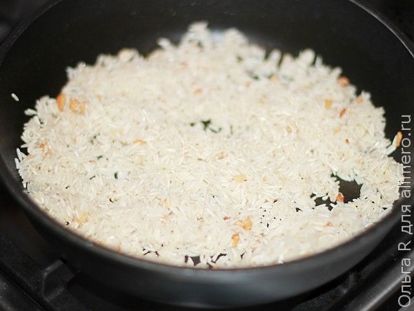 Рис с чесноком