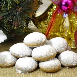 Самое простое новогоднее печенье "Снежное"