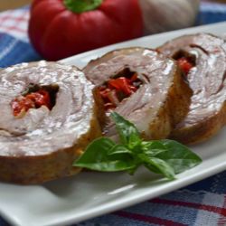 Мясной рулет из свинины с орехами и огурцом рекомендации Мясной рулет из свинины с орехами и огурцом рекомендации