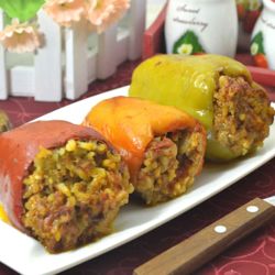 Болгарский перец и помидоры, фаршированные рисом, рецепт — Вкусо.ру картинки Болгарский перец и помидоры, фаршированные рисом, рецепт — Вкусо.ру картинки