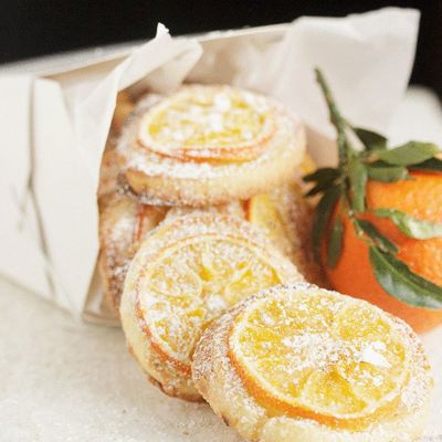 Апельсиновое печенье из миндальной муки