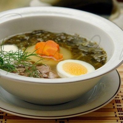 Витаминный суп из крапивы