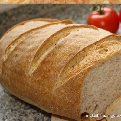 Пшеничный хлеб на густой пшеничной закваске