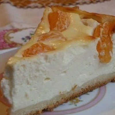 Творожный пирог с мандаринами Ноктюрн